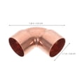 thumbnail image 2 of FRCOLOR  5 Pcs Air Conditioning Pipe Accessories Copper Fittings, 2 of 8