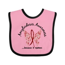 Inktastic Amyloidosis Butterfly 6.1 Boys Baby Bib