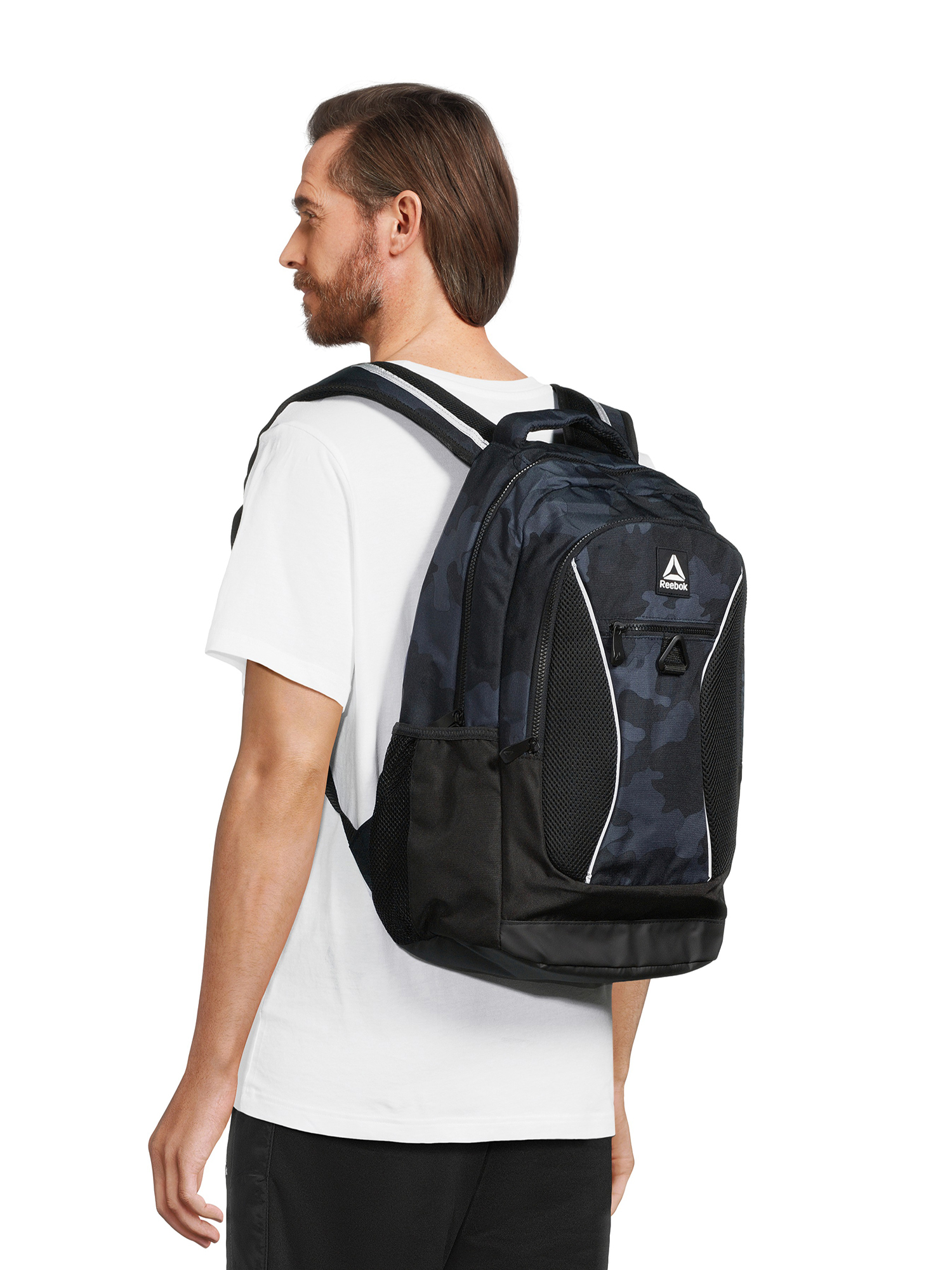 Reebok Unisex Adult Laredo 19.5" Laptop Backpack, Black Camo - image 3 of 5
