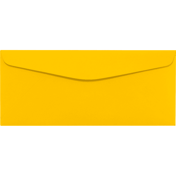 LUXPaper #10 Regular Envelopes, 4 1/8 x 9 1/2, Sunflower, 50/Pack
