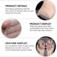 thumbnail image 5 of WORGEOUS 100 unids Facial Gauze Pre-Cut Gauze Face Cubierta de gasa de gasa facial desechable Hojas de máscara facial, 5 of 7