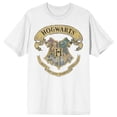 thumbnail image 7 of Harry Potter Hogwarts Full Color Crest Adult White Crew Neck Short Sleeve T-shirt -4XL, 7 of 7