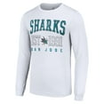 thumbnail image 2 of Men's Starter White San Jose Sharks  Logo Graphic Long Sleeve T-Shirt, 2 of 3