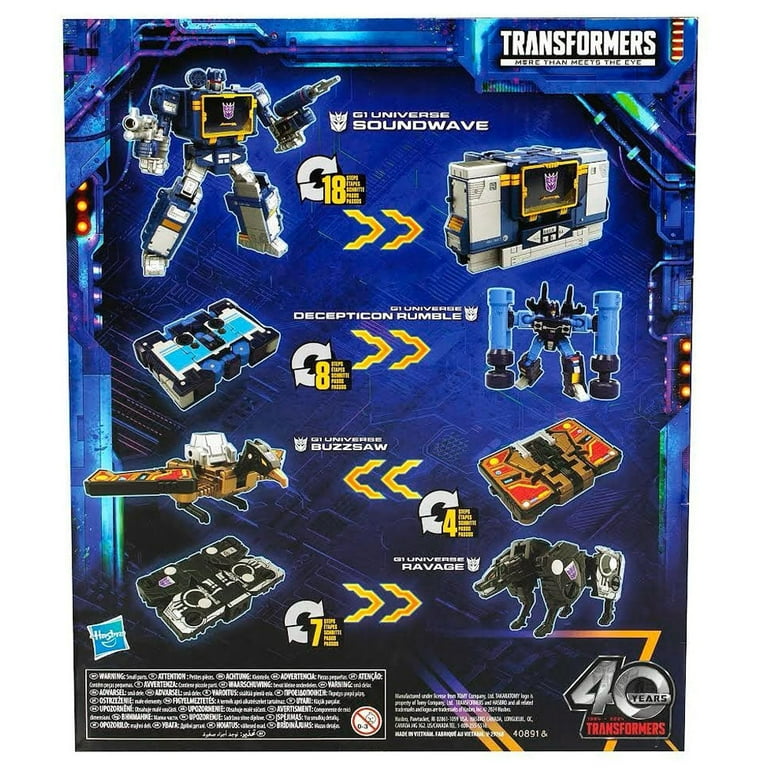 Buzzsaw Transformers G1 Reissue Walmart Soundwave Transformers G1
