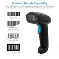 thumbnail image 4 of moobody 1D Handheld Wireless Bar Code Reader Manual TriggerAuto Continuous Scanning Support Paper Code Compatible with Windows Android for Supermarket Retail Store Library Logistics Warehouse, 4 of 7