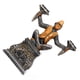 thumbnail image 2 of Candelabro de mono, candelabro de escritorio, adorno religioso de resina con forma de mono., 2 of 6