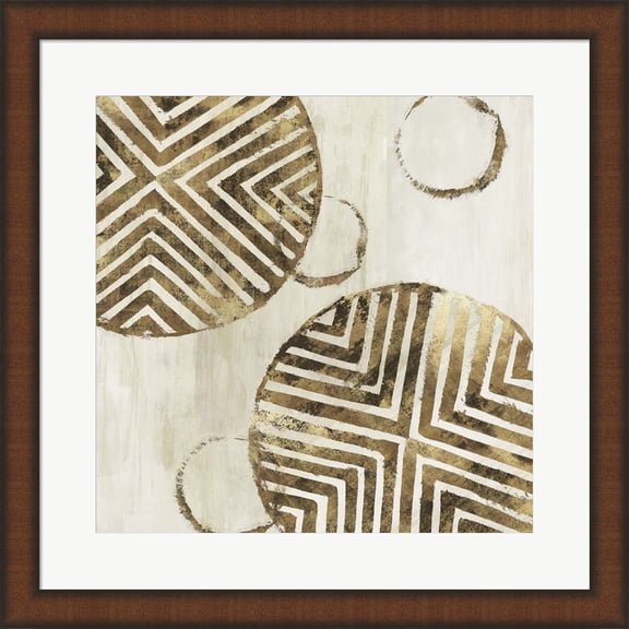 Great Art Now African Compostion by Eva Watts Framed Wall Art 20"W x 20"H