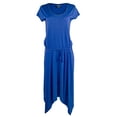 thumbnail image 3 of Women's Jersey Handkerchief Dress-BLU-L, 3 of 4