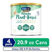 Enfamil ProSobee Soy-Based Powder Baby Formula, for Sensitive Tummies, Lactose & Milk Free, 20.9 Oz Can, 4 Count