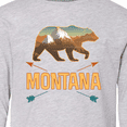 thumbnail image 4 of Inktastic Montana Vacation Bear Silhouette Long Sleeve Youth T-Shirt, 4 of 5