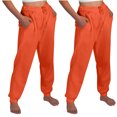 thumbnail image 2 of FAIWAD Womens Cinch Bottom Sweatpants 2PC High Waisted Drawstring Fleece Baggy Jogger Workout Trousers, 2 of 7