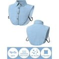 thumbnail image 4 of 4 pieces of women's detachable fake collars, suitable for formal/casual attire, office parties - easy to clean and hang off, 4 of 6