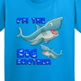 thumbnail image 4 of Inktastic I'm the Big Brother Shark Youth T-Shirt, 4 of 5
