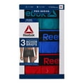 Reebok Men’s Pro Series Performance Trunk Boxer Briefs, 3Inch, 3Pack