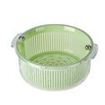 SDJMa Large Salad Spinner with Drain, Bowl, and Quick and Easy Multi