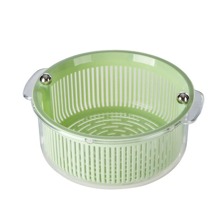 GCP Products 6.2-Quart Large Salad Spinner: Vegetable Washer Dryer Drainer  Strainer With Bowl & Colander, Easy One-Handed Pump, Compact St…