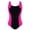 Hot Pink, variant on Sngxgn Women's Floral Print Swimwear Drawstring Swimsuit(Black,S)