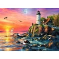 thumbnail image 2 of Rompecabezas Faro de Ravensburger al atardecer, 500 piezas, 2 of 5