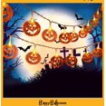 thumbnail image 2 of Halloween Pumpkin String Lights  Outdoor LED Pumpkin Lights Battery Operated  8 Modes Holiday Light for Outdoor Indoor Halloween Decor - 9.8 ft 20 Pumpkin Lights, 2 of 3