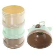 Water Dropper Rain Barrel Milk Powder Box Toddler Baby 18.00X7.50X7.50CM Green