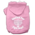 thumbnail image 1 of Spoiled For 8 Days Screenprint Dog Pet Hoodies Light Pink Size Xs (8), 1 of 1