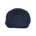 thumbnail image 2 of NYFASHION101 Unisex Duck Bill Mesh Weaved Newsboy Ivy Cap, Navy, L/XL, 2 of 2