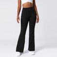 thumbnail image 1 of Women's Boot Yoga Pants Boot Legs High Waist Flared Pants with Pockets, 1 of 6