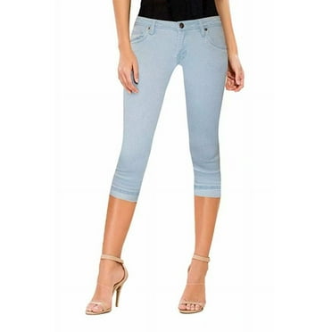 Women's Perfectly Shaping Stretchy Denim Capri
