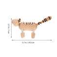 thumbnail image 2 of Adorable Animal Model Adorn Child Room Desktop Decor Chic Wooden Craft Toy, 2 of 8