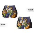 thumbnail image 5 of Sigee Scooby-Doo Ah Print Women's High Waist Workout Shorts - Squat Proof, Tummy Control, Yoga and Gym Activewear Medium, 5 of 9