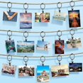 thumbnail image 5 of 40 Pieces Metal Curtain Rings with Clips Curtain Clip 32mm Inner Diameter Black, 5 of 5