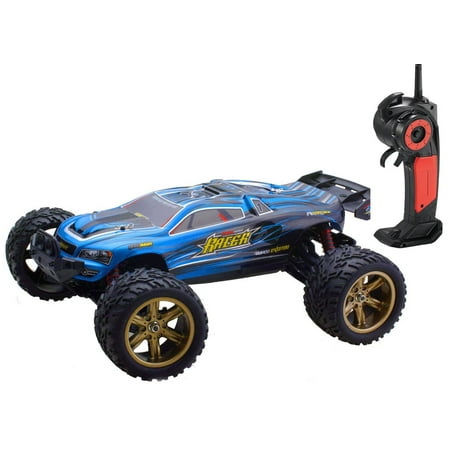 Bo Toys 1/12 Scale Electric RC Car Off-road 2.4Ghz 2WD High Speed 35 MPH Remote Controlled Truck (Best Electric Rc Car Off Road)