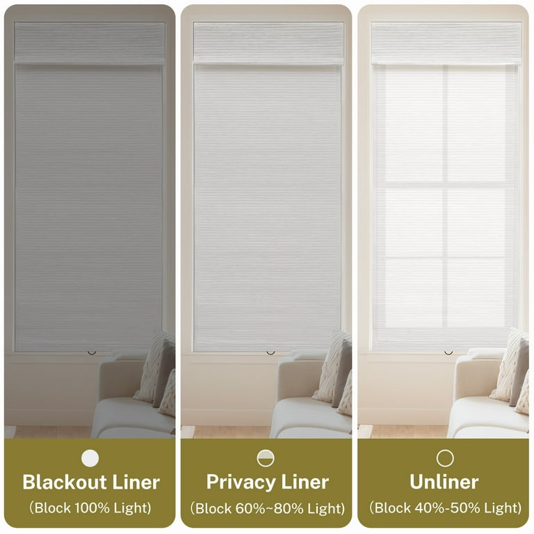 Cordless Light Filtering Roller Shades - Black, 43" W X 52" H, Thermal Insulated Window Blind