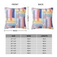 thumbnail image 4 of YFYANG Square Decorative Throw Pillow Case (Without Pillow Insert), Abstract Watercolor Line Graffiti Bedroom Sofa Car Cushion Cover, 22"x22", 4 of 9