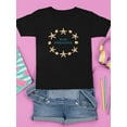 thumbnail image 3 of Buon Ferragosto Starfish Wreath T-Shirt Juniors -Image by Shutterstock,  x-Small, 3 of 4