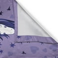 thumbnail image 3 of Ambesonne Unicorn Party Kitchen Curtains, Teenage Stars, 55"x39", Violet Blue Lavender, 3 of 3