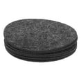thumbnail image 6 of Raindrops 6pcs Felt Placemats Cup Coasters Heat Resistant Cup Mats Non Slip Placemats For Home Dining Banquets Parties, 6 of 8