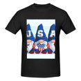 thumbnail image 4 of Bingfone Cute Gnomes In Usa Men'S Loose Fit Short-Sleeve Pocket T-Shirt, 4 of 7