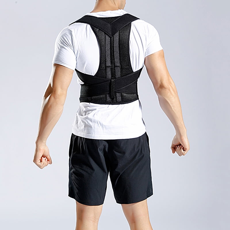 Men Women Posture Corrector Back Support Brace Adjustable ...