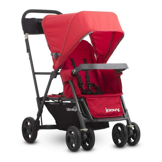 Joovy Caboose Ultralight Tandem Stroller Red Walmart