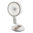 thumbnail image 7 of Folding Low-Noise USB Solar Fan With Bright LED Night Light + Solar Panel With 180° Adjustable Angel Desk Fan, 7 of 7