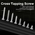 thumbnail image 2 of 200Pcs M4 Stainless Steel Cross Self Tapping Screws Combination Set Pan Head, 2 of 12