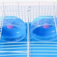 thumbnail image 3 of Shisuyan Delicate Hamster Dating cage Two Mice Fighting Isolation Cage for Pet Blue, 3 of 8