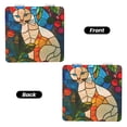 thumbnail image 2 of Uemuo Stained Glass Cat Art Print Compact Portable Pocket Makeup Mirror - Leather Cover, Elegant Travel Cosmetic Mirror for Purse, Pocket, and Handbag-Square, 2 of 9