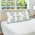 thumbnail image 4 of Coolnut Pink Flamingos Pillowcase Standard Size, Super Soft Pillow Shams Covers, Plush Cozy Pillow Cases with Zipper, 20" X 26"（512） Home Decor Gifts, 4 of 6