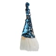 thumbnail image 5 of Northlight 10" Pre-lit Gnome with Blue and Silver Flip Sequin Hat Christmas Decoration, 5 of 7
