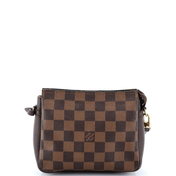 Pre-Owned Trousse Make Up Bag Damier By Rebag