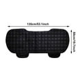 thumbnail image 3 of New Comfortable Velvet Non Slide Winter Car Seat Cover Rear Seat Cover Rear Flocking Cloth Cushion Auto Protector Mat Pad RED, 3 of 8