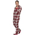 thumbnail image 6 of Family Matching - Footed Pajamas - Festive Plaid Infant Hoodie Fleece One Piece - Infant - XLarge (Fits 12-18mos.), 6 of 14