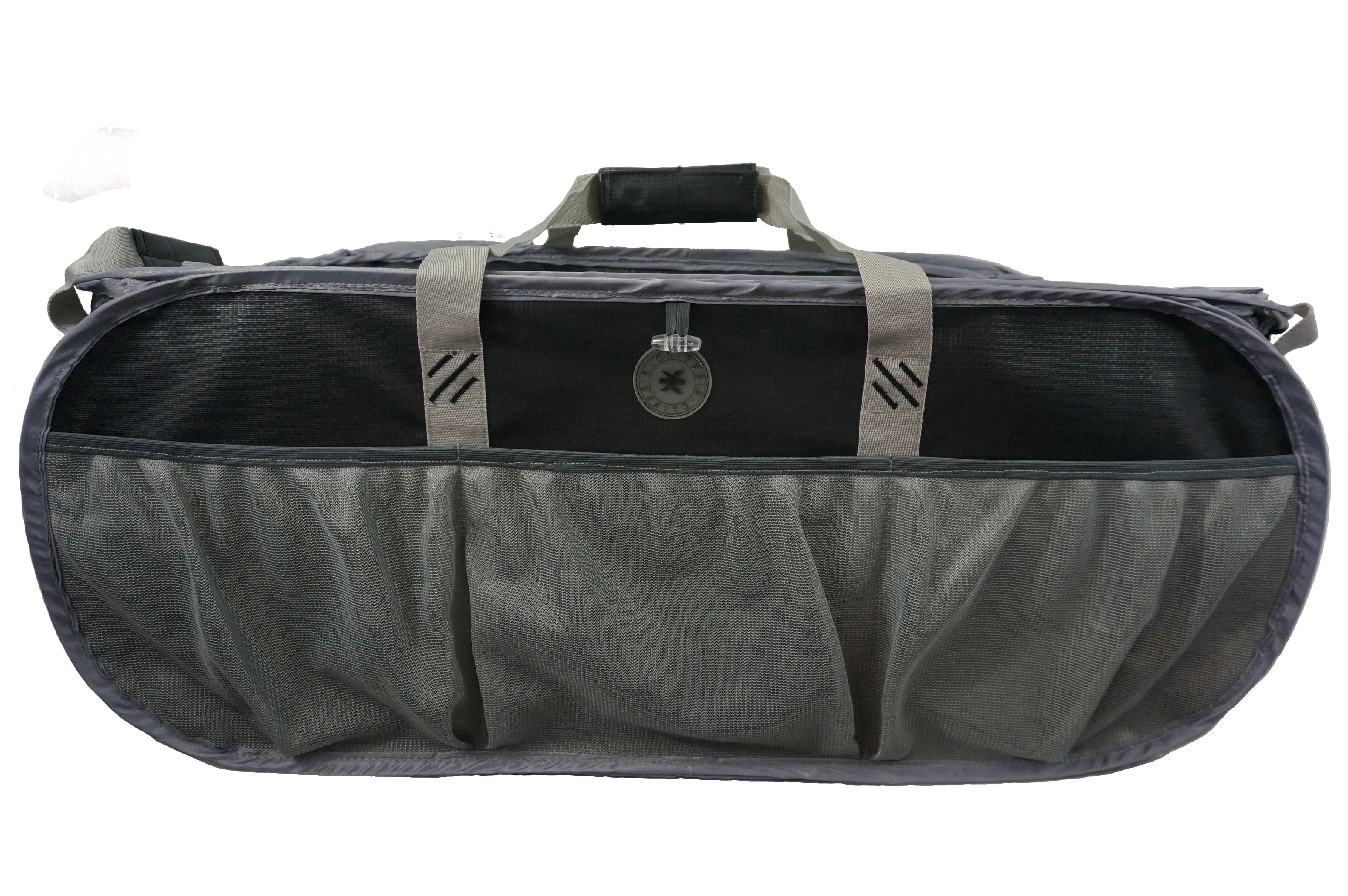 K-Cliffs Heavy Duty Trunk Organizer, Pop-up Grocery Cargo Bag, Nylon, Black